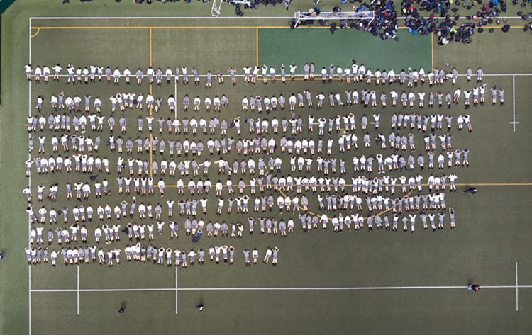 Scale of the death toll of the 1918 pandemic recreated by Wellington College students